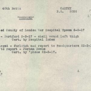 Soldier packet page