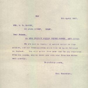 Soldier packet page