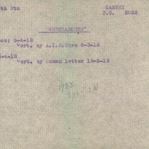 Soldier packet page