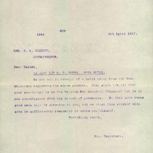 Soldier packet page