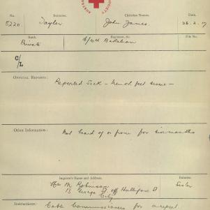 Soldier packet page