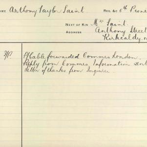 Soldier packet page