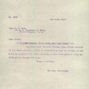 Soldier packet page