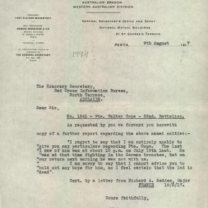 Soldier packet page