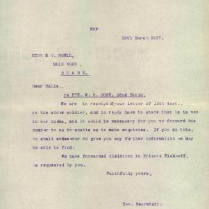 Soldier packet page