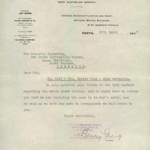 Soldier packet page