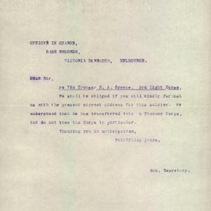 Soldier packet page