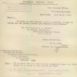 Soldier packet page