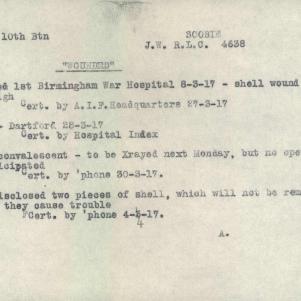 Soldier packet page