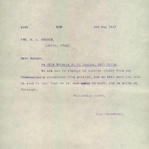 Soldier packet page