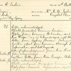 Soldier packet page