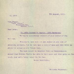 Soldier packet page