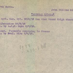 Soldier packet page