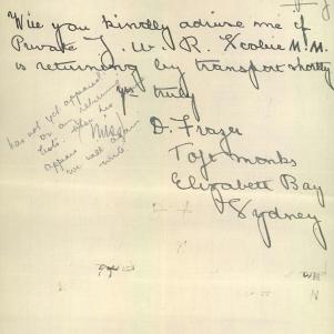 Soldier packet page