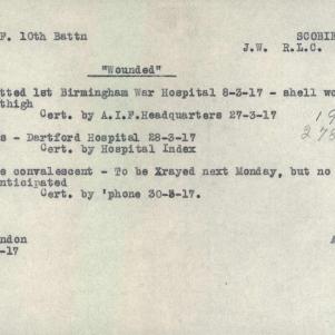 Soldier packet page