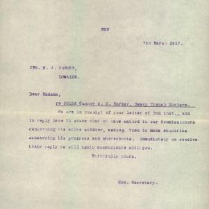Soldier packet page