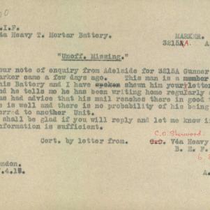 Soldier packet page