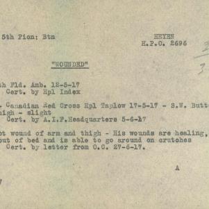 Soldier packet page