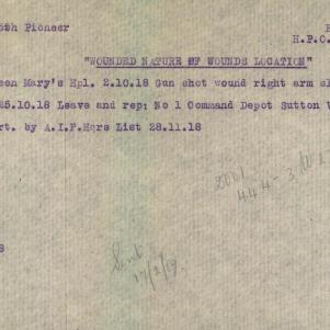 Soldier packet page
