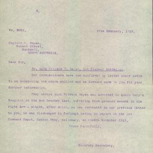 Soldier packet page