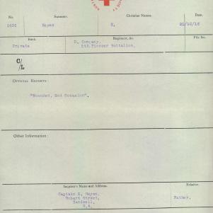 Soldier packet page