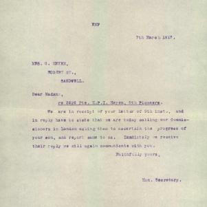 Soldier packet page