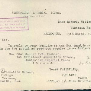 Soldier packet page
