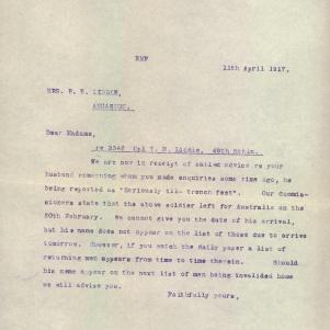 Soldier packet page