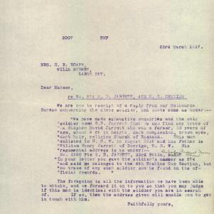 Soldier packet page