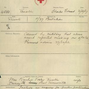 Soldier packet page