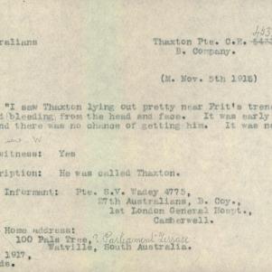 Soldier packet page