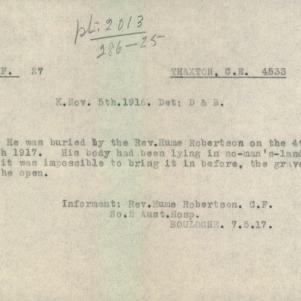 Soldier packet page