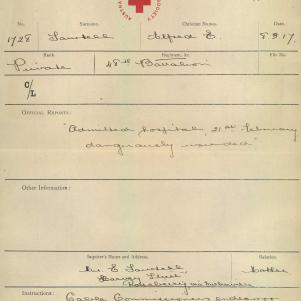 Soldier packet page