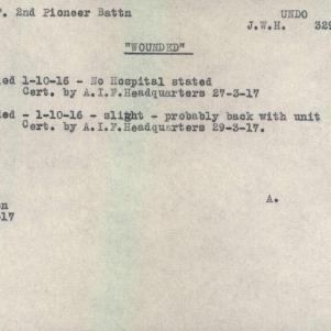 Soldier packet page