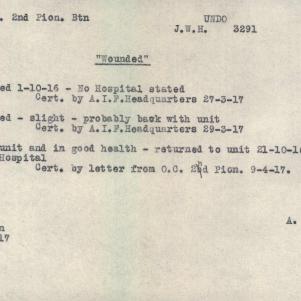 Soldier packet page