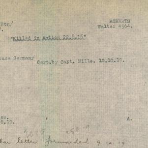 Soldier packet page