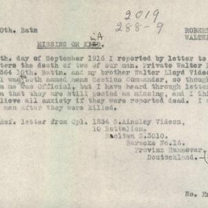Soldier packet page