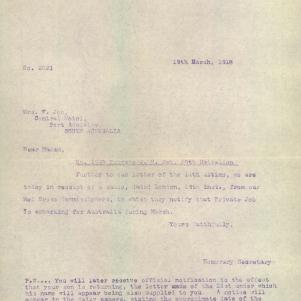 Soldier packet page