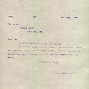 Soldier packet page