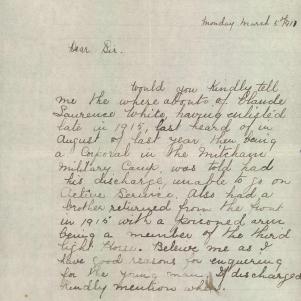 Soldier packet page