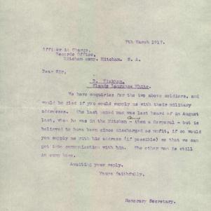 Soldier packet page