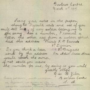 Soldier packet page
