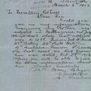 Soldier packet page