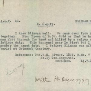 Soldier packet page