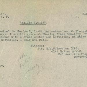 Soldier packet page