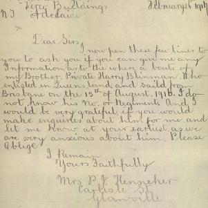 Soldier packet page