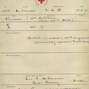Soldier packet page
