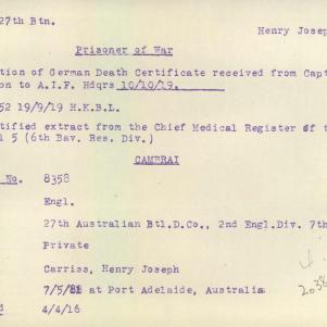 Soldier packet page