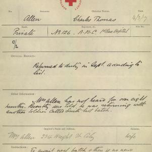 Soldier packet page