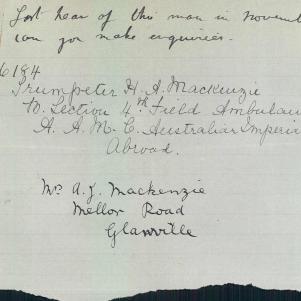 Soldier packet page
